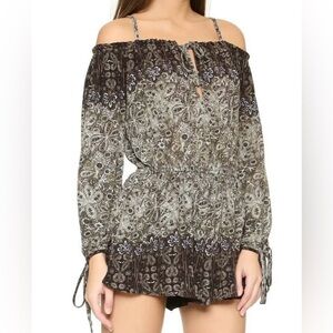 Free People So Divine Off The Shoulder Romper